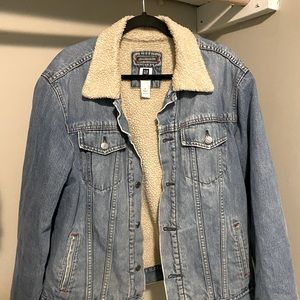 Sherpa lined GAP denim jacket